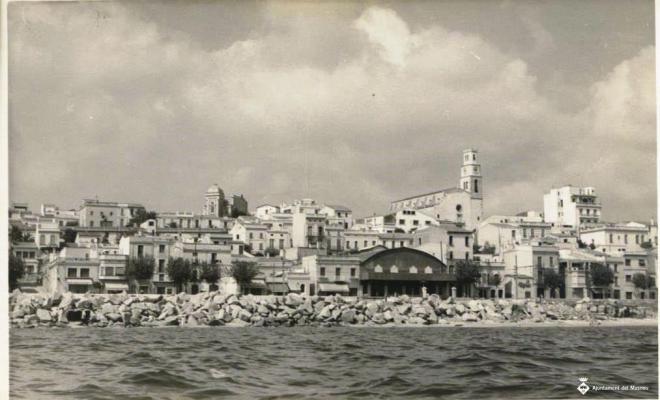 El Masnou, vista panoràmica des del mar
