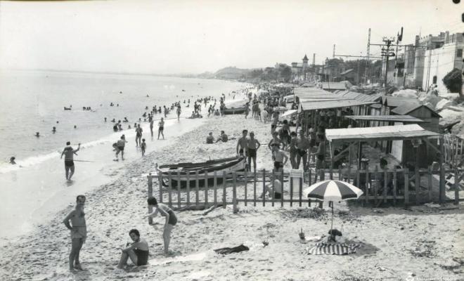 El Masnou, vista de la platja