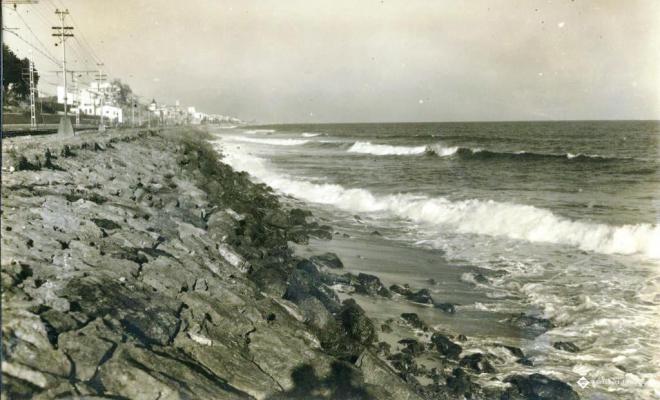 El Masnou, vista de litoral