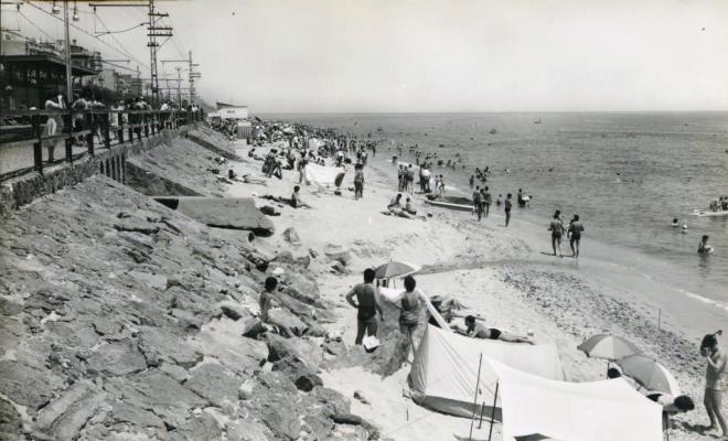 El Masnou, vista de la platja