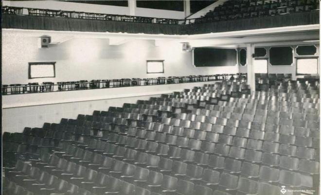 Cinema la Calàndria, vista del pati de butaques
