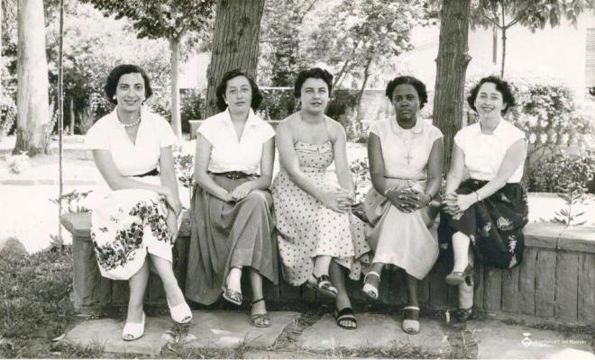 Grup d'alumnes de l'alberg