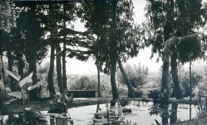 Vista de l'estany de l'alberg