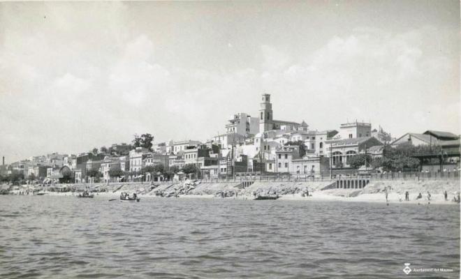 Vista del Masnou des del mar