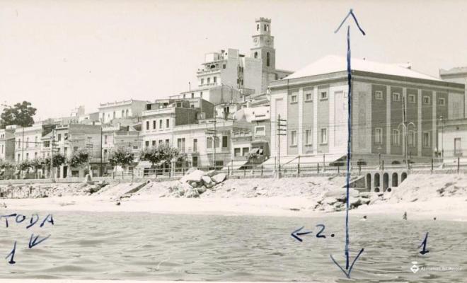 Vista del Masnou des del mar