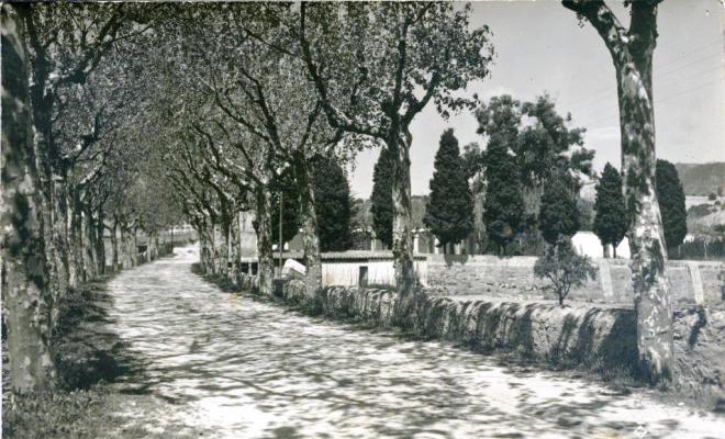Carrer de Joan XXIII a l'alçada del cementiri
