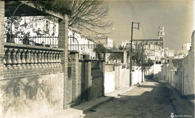 Vista del carrer de Sant Pere