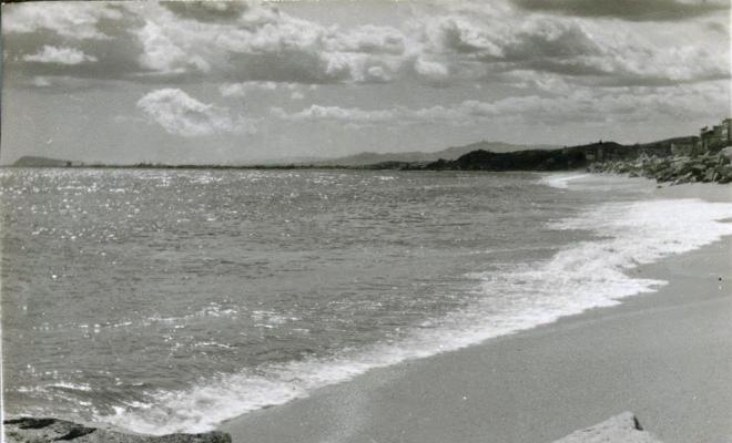 Vista de la platja