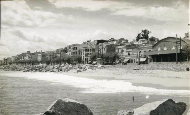 Vista del Masnou des de l'espigó