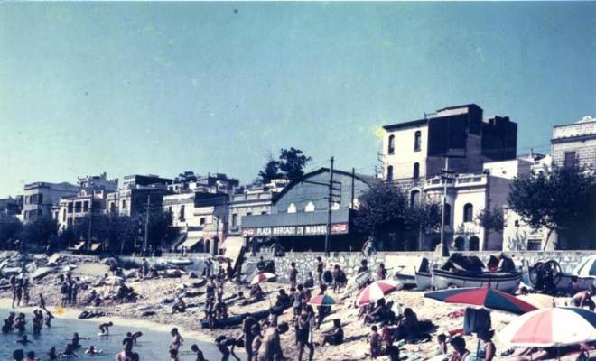 El Masnou, vista de la platja