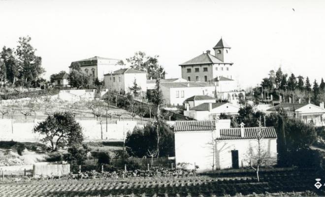 Vista de la zona de la carretera de Teià
