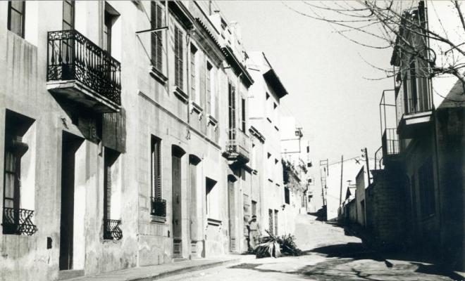 Vista del carrer de Sant Francesc d'Assís