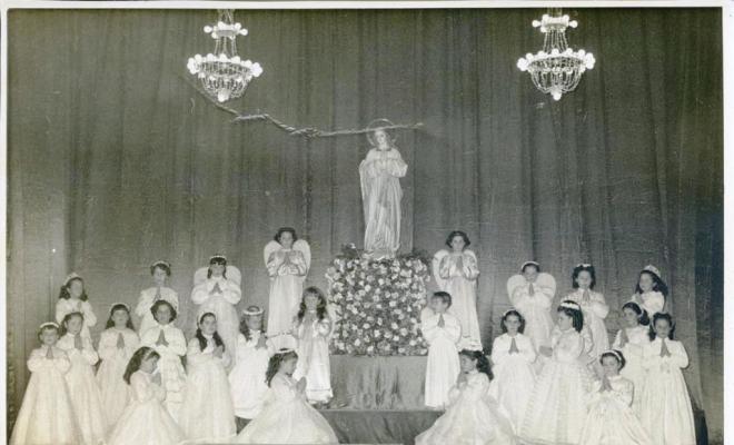 Cerimònia religiosa al teatre del Casino