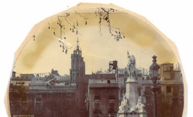 Font del geni català i basílica de la Mercè, a Barcelona