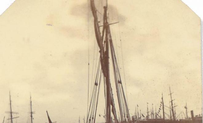 Vaixell de vela al port de Barcelona