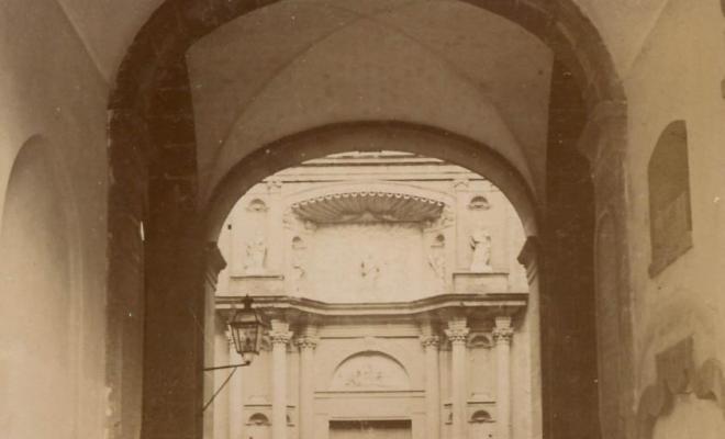 Entrada del monestir de Montserrat