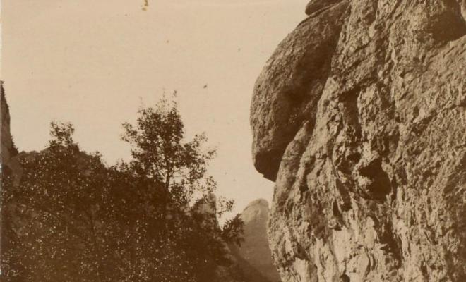 Camí a la muntanya de Montserrat