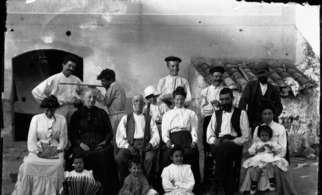 Retrat de grup d'una família