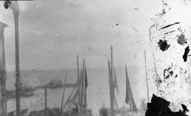 Barques varades a la platja del Masnou