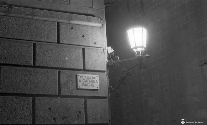 Barri gòtic de Barcelona de nit