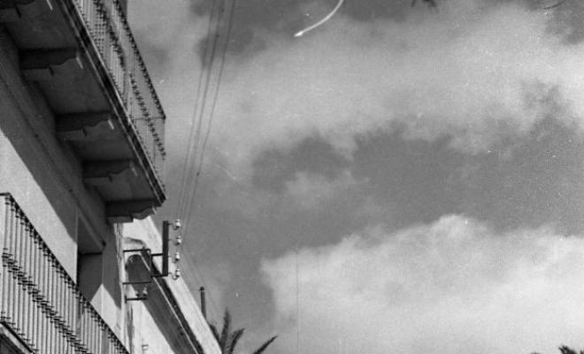 Passatge de Marià Rossell, Can Malet al fons