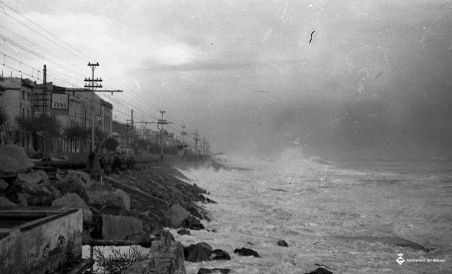 Temporal, platja