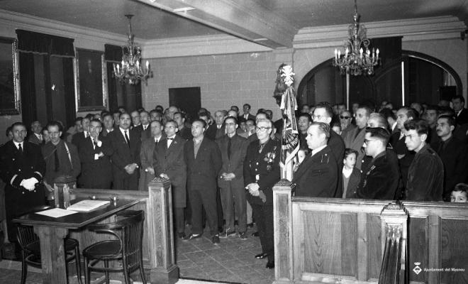 Festa franquista de l'Alliberament, lliurament de medalles