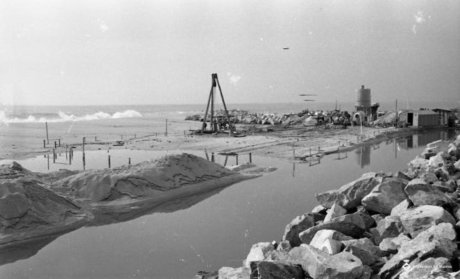 Obres a la platja