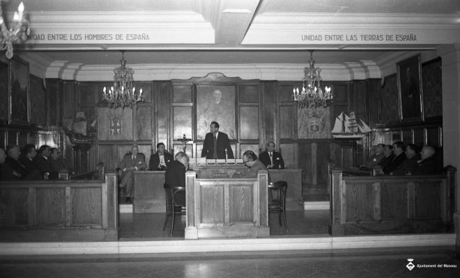 Acte a la sala de plens
