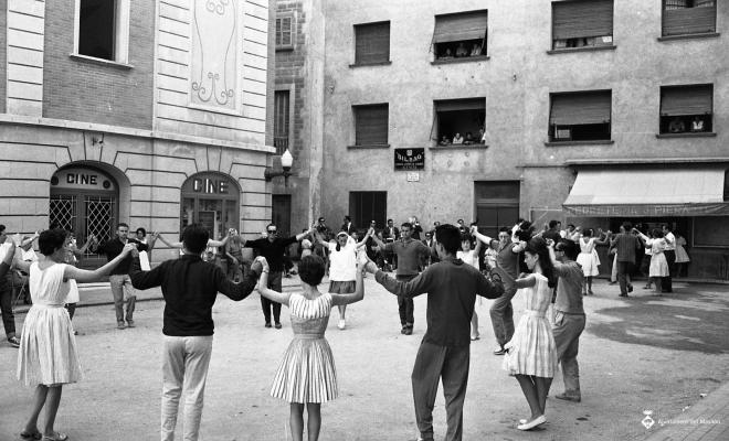 Festa Major, sardanes a la plaça de la Llibertat