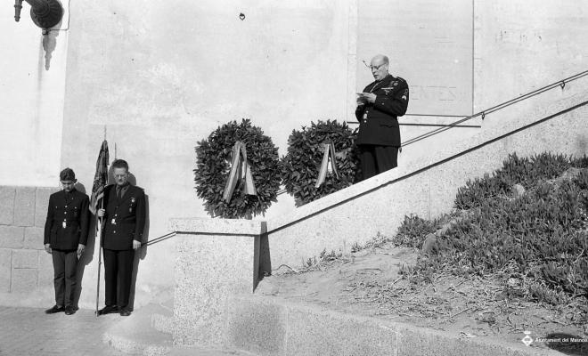 Acte de la Falange a l'església