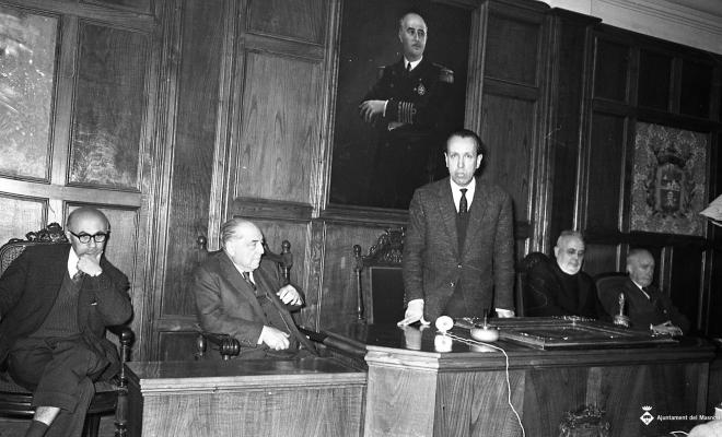 Homenatge a Josep Agell i Agell a la Sala de Plens