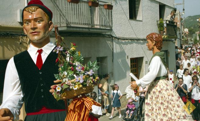 Cercavila durant la Festa Major de Sant Isidre