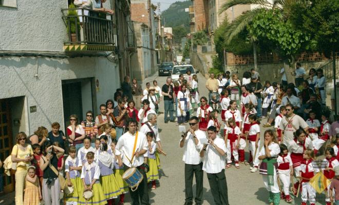 Cercavila durant la Festa Major de Sant Isidre