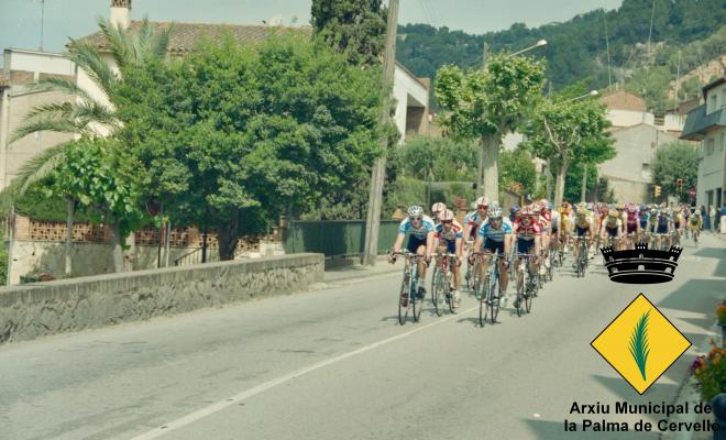 85 Volta Ciclista a Catalunya, setena etapa: Pallejà-Barcelona. Moment del pas per la Palma