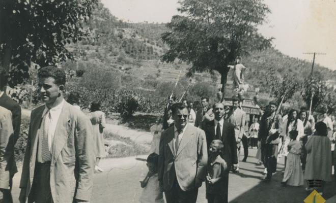 Processó de santa Maria per la Festa major