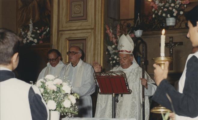 Missa concelebrada a l'església de Santa Maria