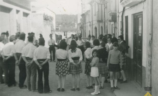 Grup de cantaires de caramelles dirigits per Esteve Fisas