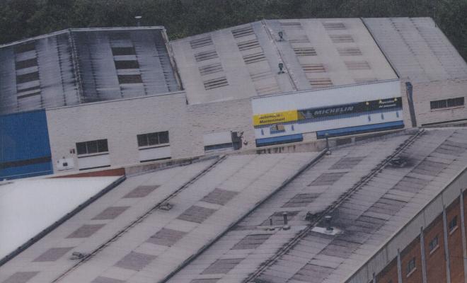 Imatges aèries de la zona industrial de can Mascaró