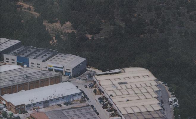 Imatges aèries de la zona industrial de can Mascaró