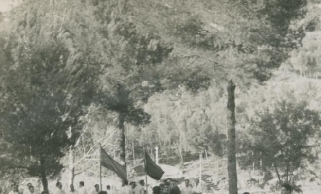Partit al camp de futbol vell de la Palma de Cervelló