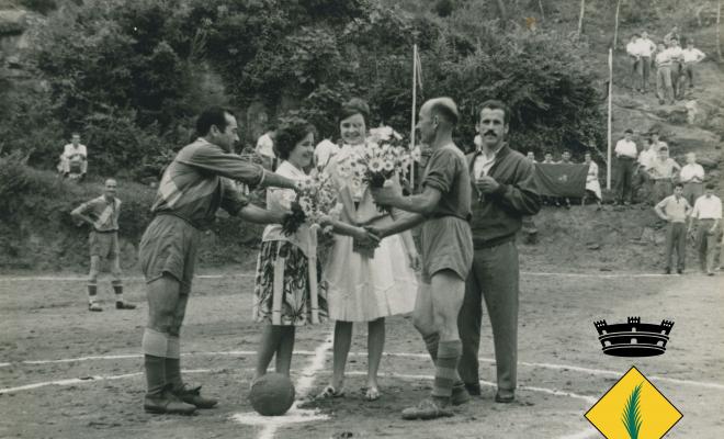 Partit al camp de futbol vell de la Palma de Cervelló