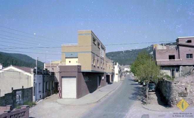 Vista de l'avinguda Catalunya i el carrer Verge de Montserrat