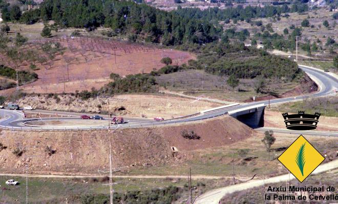 Obres de connexió de la carretera de la Palma amb la N-340