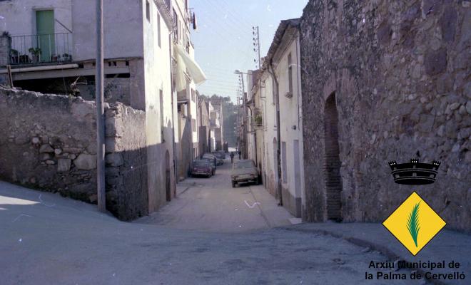 Vista del carrer Sant Isidre