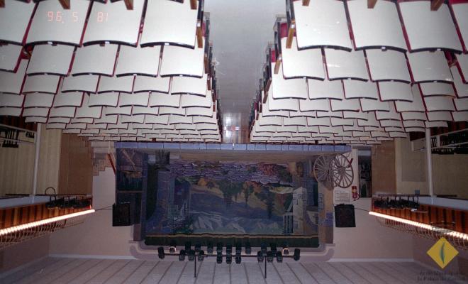 Pati de butaques i escenari de la Societat Aliança Palmarenca