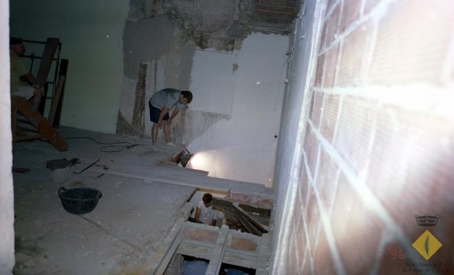 Obres de manteniment a la Societat Aliança Palmarenca