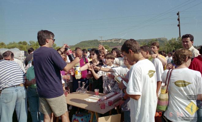 Manifestació a favor de la segregació de la Palma de Cervelló