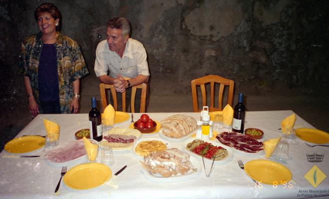 Sopar de Festa Major al carrer Santa Maria