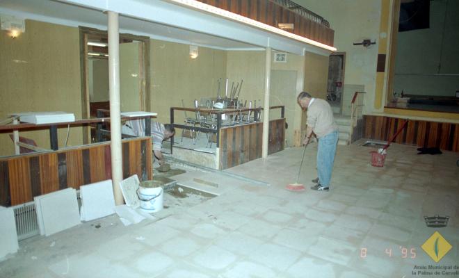 Obres de manteniment de l'Aliança Palmarenca